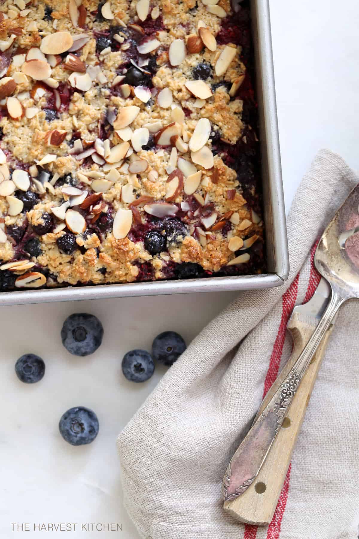 Healthy Berry Oatmeal Crumb Bars The Harvest Kitchen