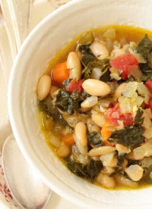 White Bean Soup with Kale