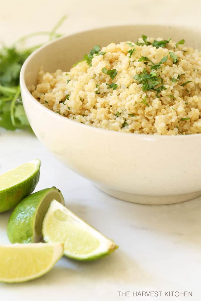 Cilantro Lime Quinoa The Harvest Kitchen