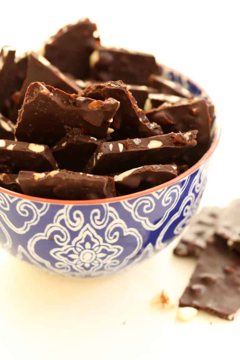 Dark Chocolate Antioxidant Bark The Harvest Kitchen