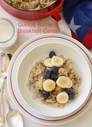 Quinoa and Oatmeal Cereal