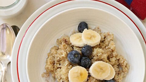 Breakfast Quinoa and Oatmeal