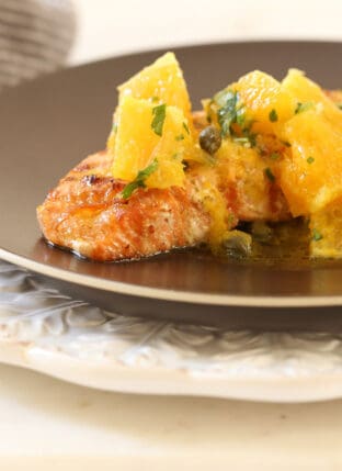 Grilled Salmon with Citrus Salsa