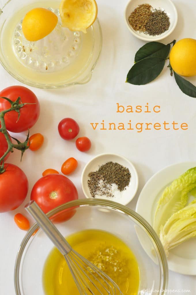 This Basic Vinaigrette is quick and easy to make