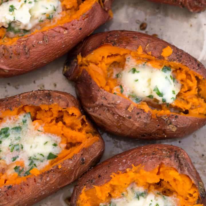 How to Bake Sweet Potatoes