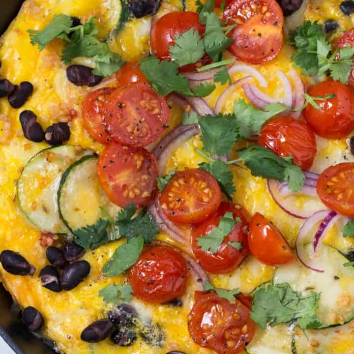 pan with Spanish Frittata