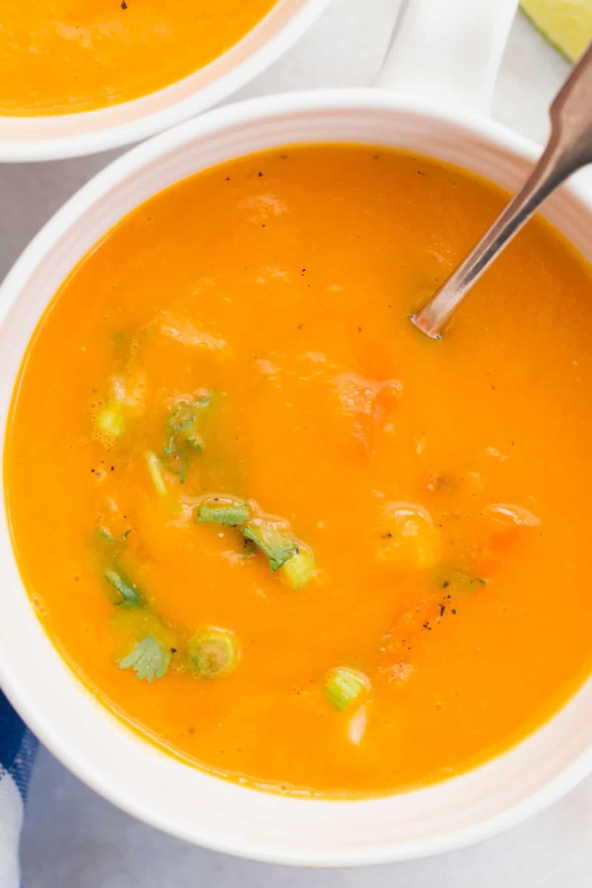 Carrot Ginger Soup Recipe - The Harvest Kitchen