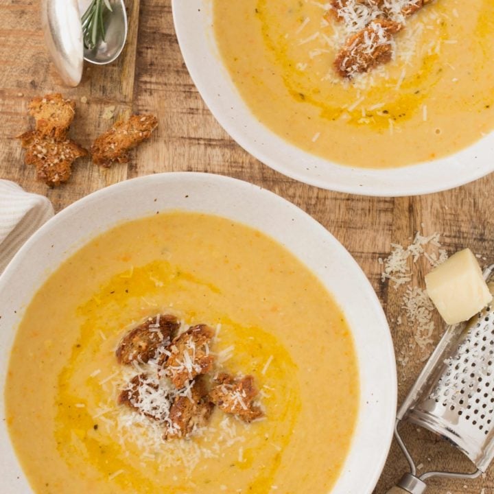 Creamy Cauliflower White Bean Soup The Harvest Kitchen