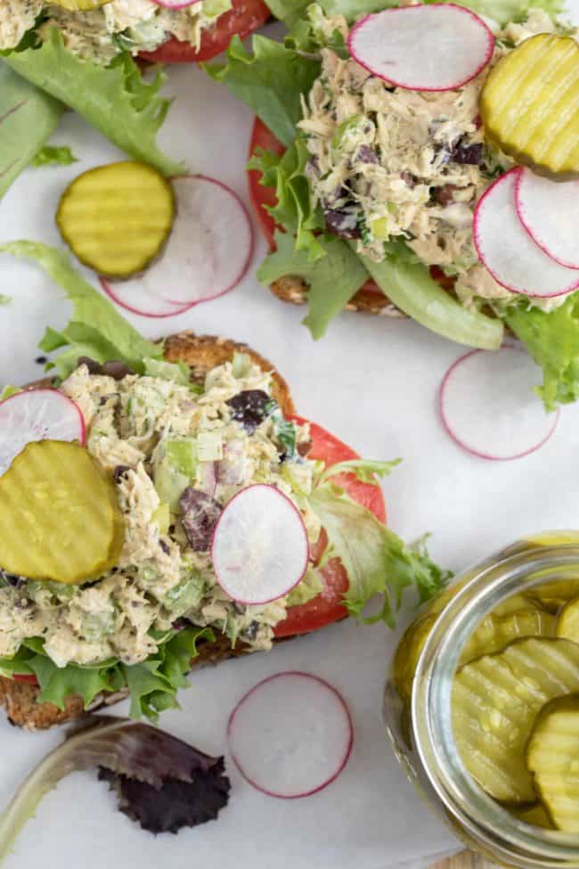 tuna salad sandwiches