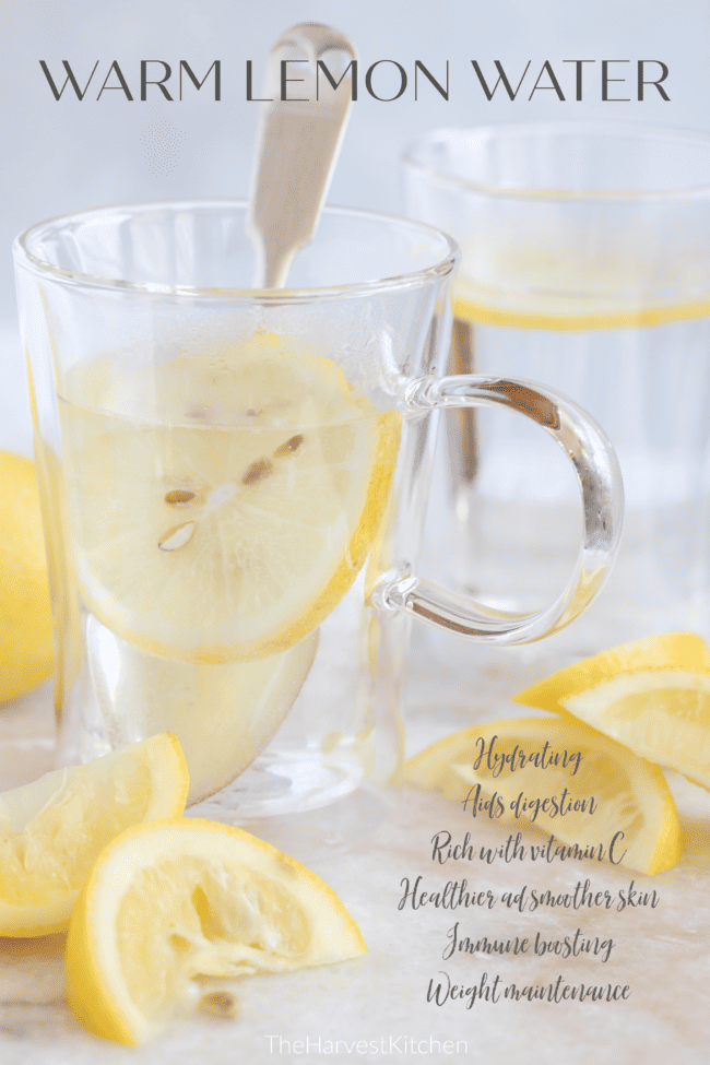 Lemon water in clearance the morning recipe