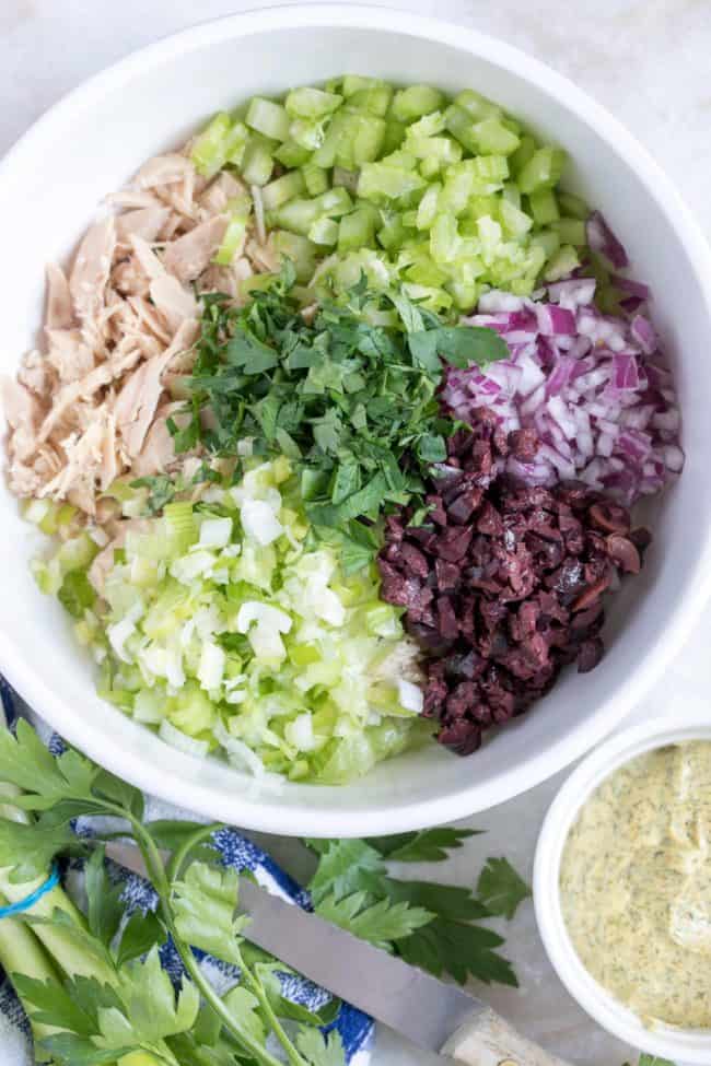 tuna salad ingredients