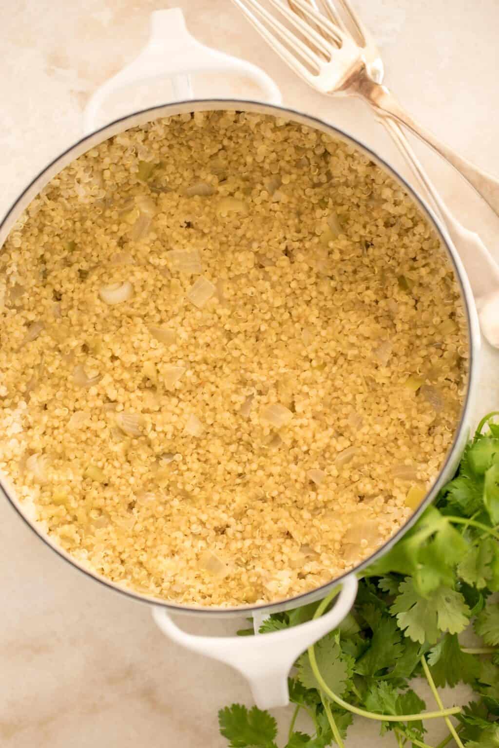 Salsa Verde Quinoa The Harvest Kitchen