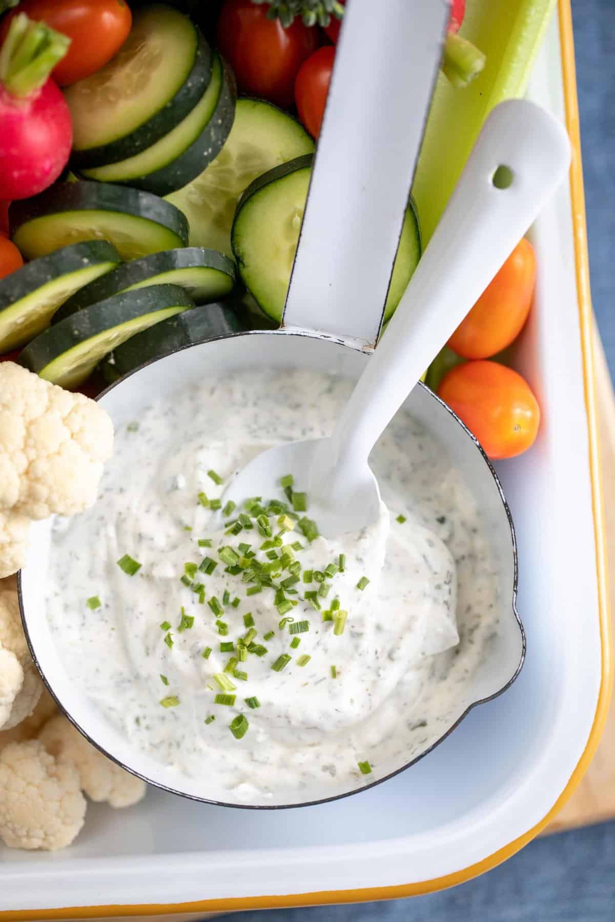 Greek Yogurt Ranch Dip The Harvest Kitchen