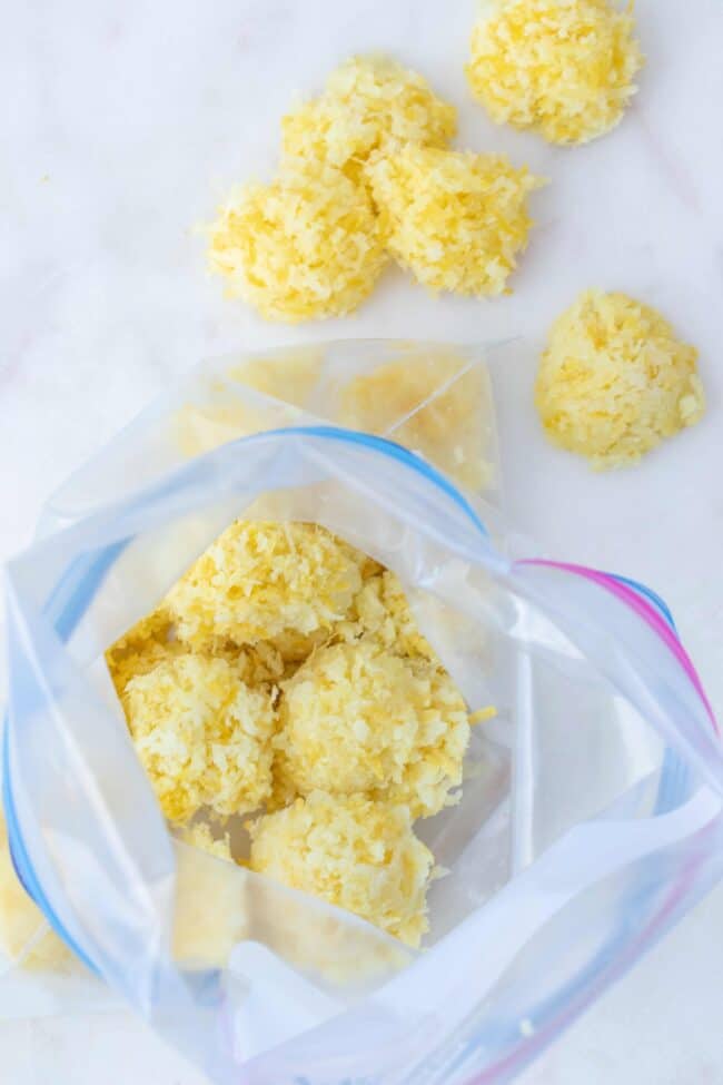 freezer bag with lemon zest - lemon peel benefits