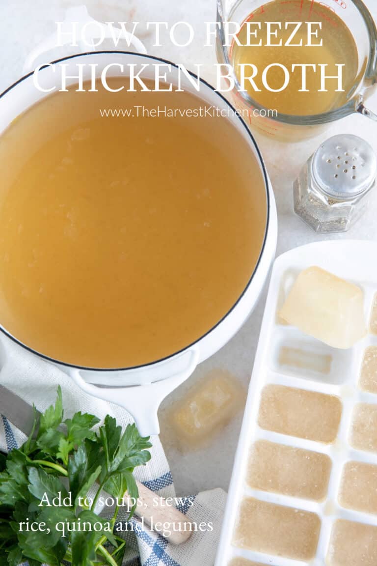 How to Freeze Chicken Broth The Harvest Kitchen