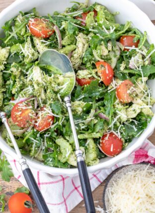 Basil Pesto Chicken Salad