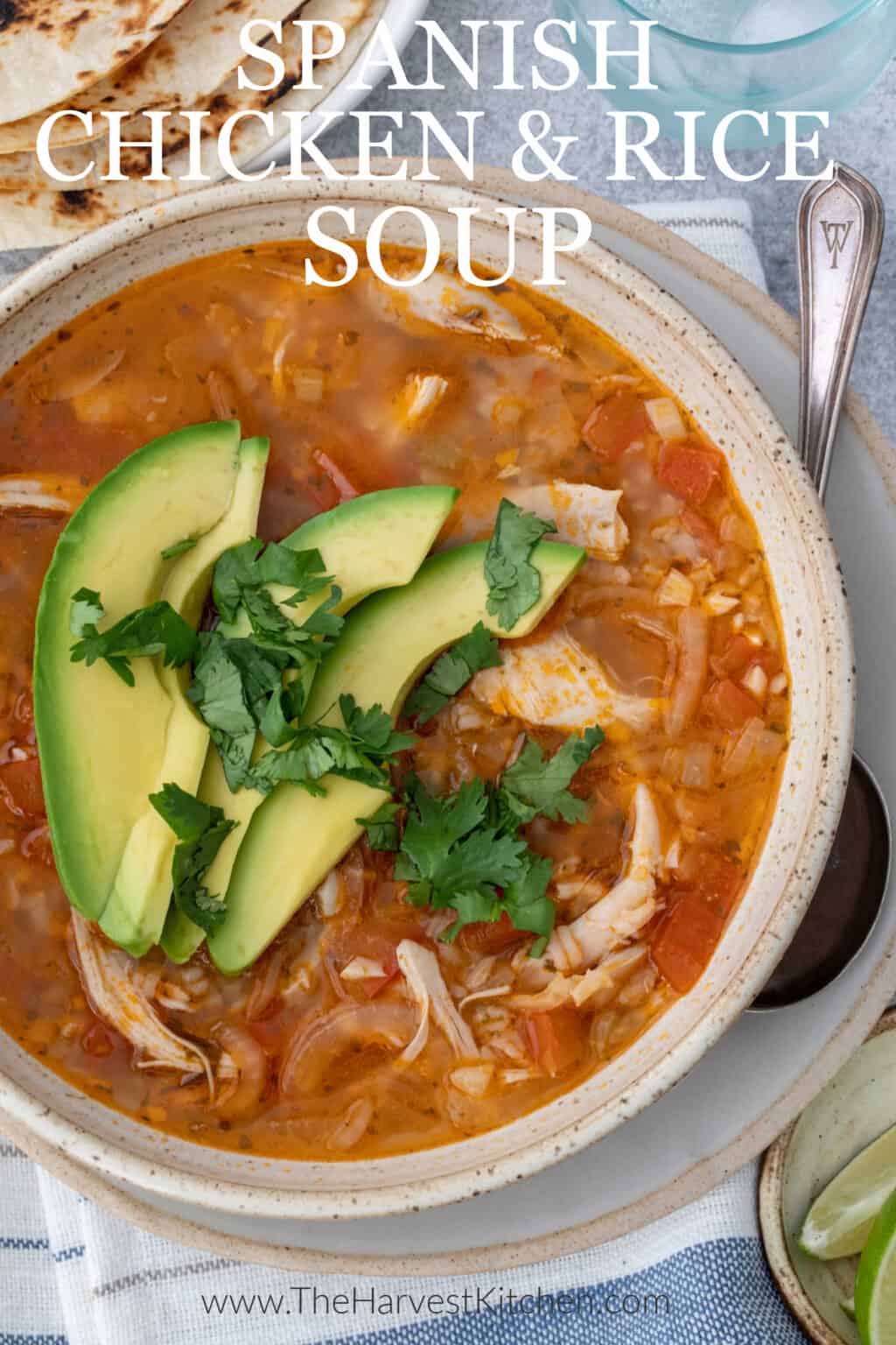 Mexican Chicken Rice Soup - The Harvest Kitchen