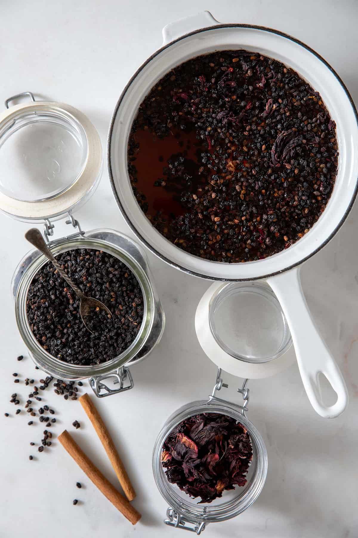 Elderberry Tea - The Harvest Kitchen