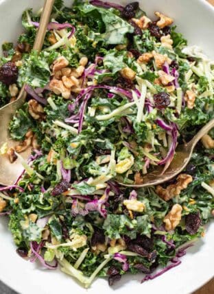 Kale Salad with Cranberries