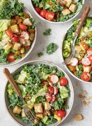 Best Kale Caesar Salad