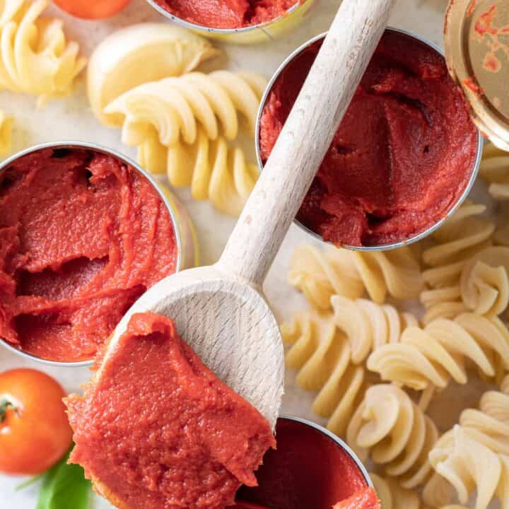Need a Tomato Paste Substitute for a recipe? Here's everything you need to know about what's the best substitute for tomato paste, how to use tomato paste and what to do with the leftovers. 