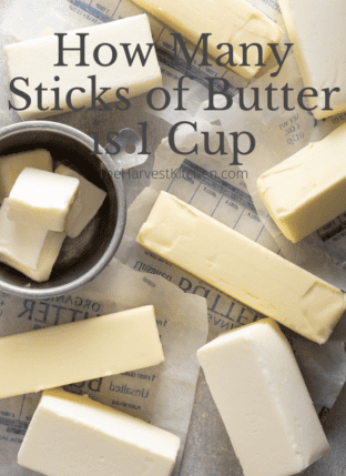 How Many Sticks of Butter is 1 Cup