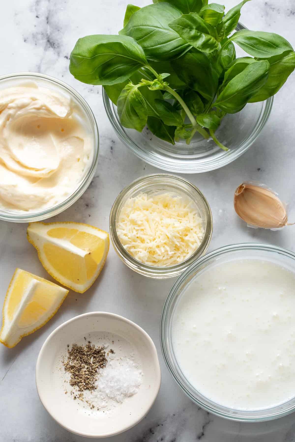 Creamy Basil Salad Dressing The Harvest Kitchen