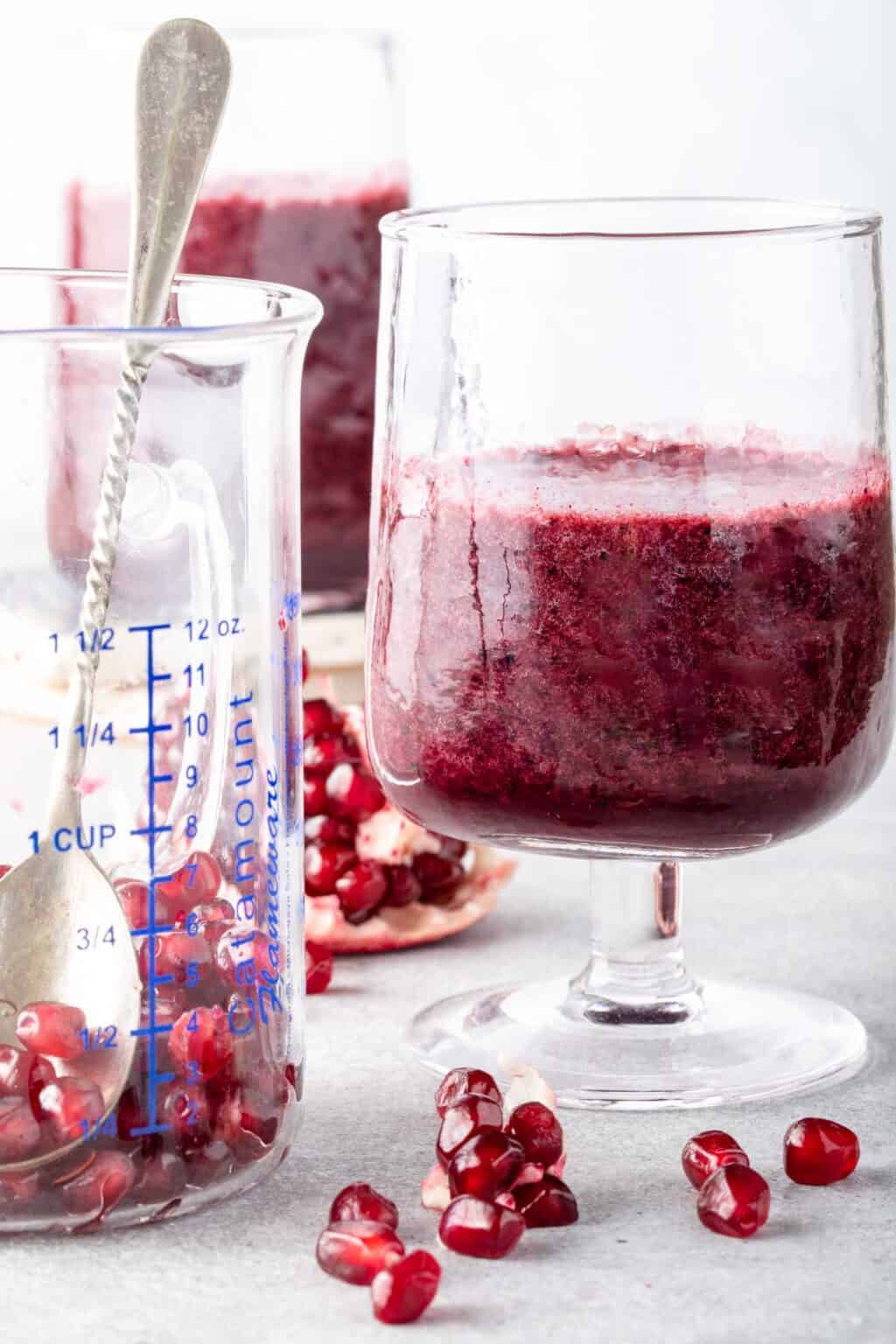 Blueberry Pomegranate Smoothie - The Harvest Kitchen