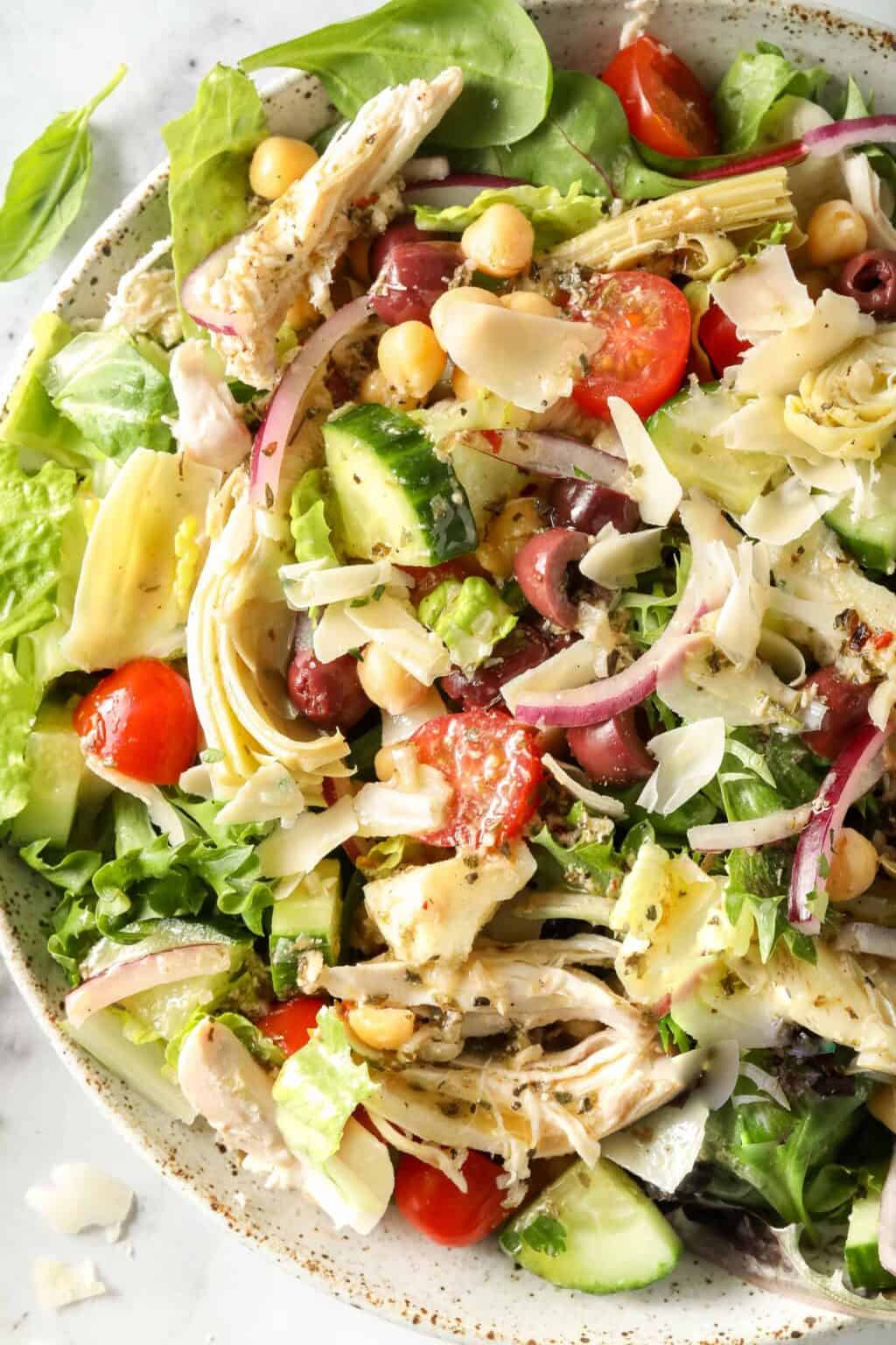 Chicken Mediterranean Salad - The Harvest Kitchen