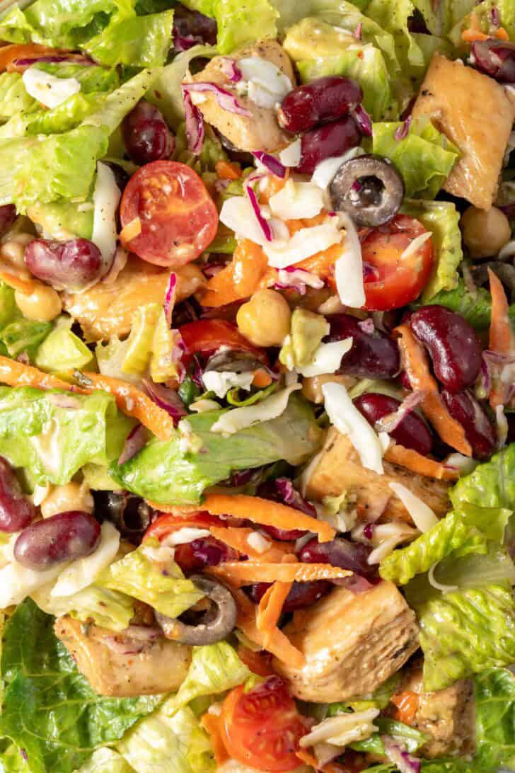 Chopped Salad in a bowl.