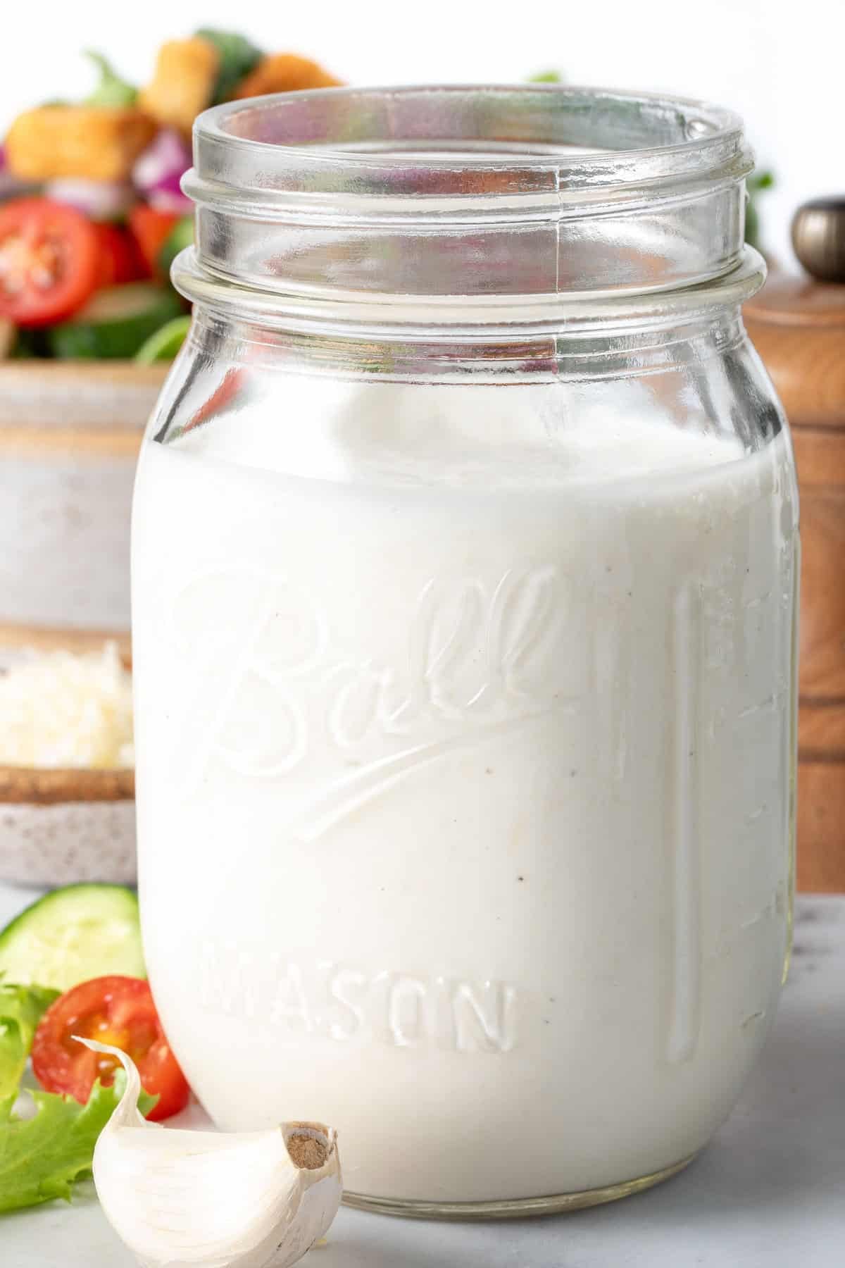 Creamy Garlic Dressing - The Harvest Kitchen