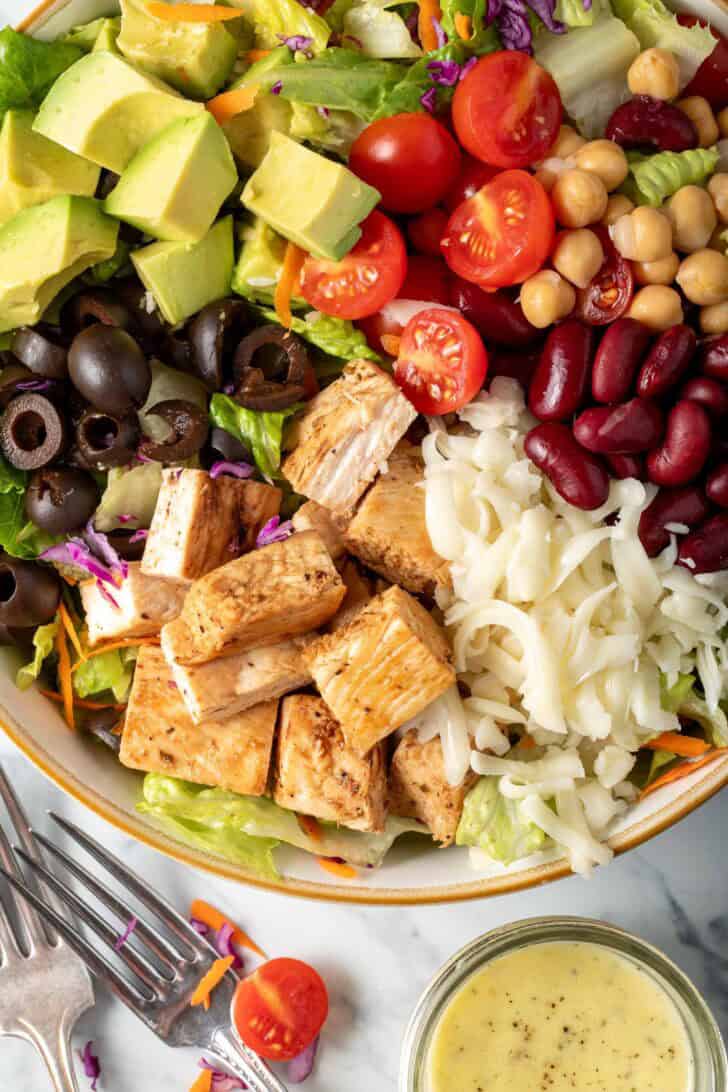 Chopped Salad in a bowl.