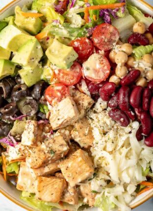 Chopped Salad in a bowl.