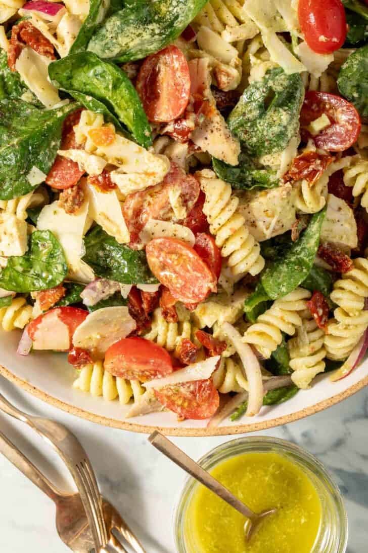 Chicken Pesto Pasta Salad Recipe
