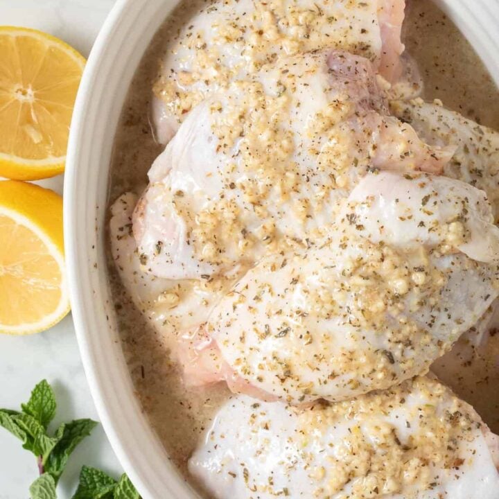Greek Chicken Marinade - The Harvest Kitchen
