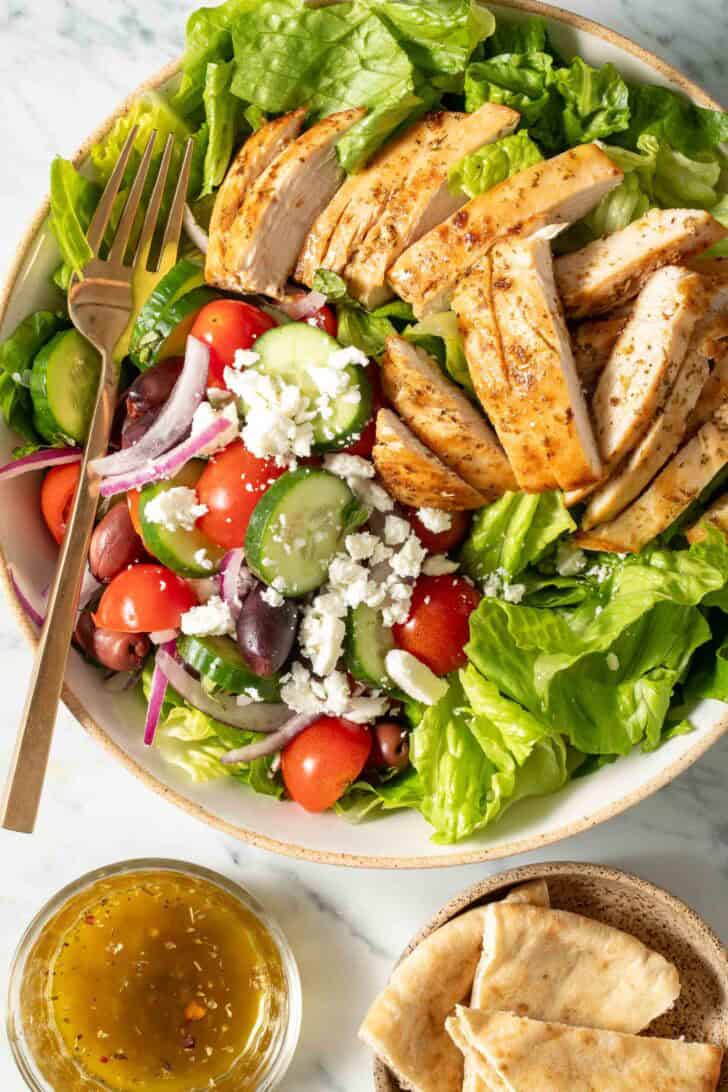 Greek Chicken Salad Greek Chicken Chopped Salad