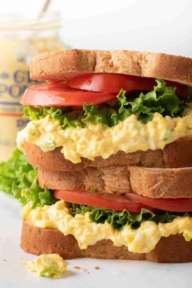 Best Egg Salad Best Egg Salad on bread with tomato and lettuce.