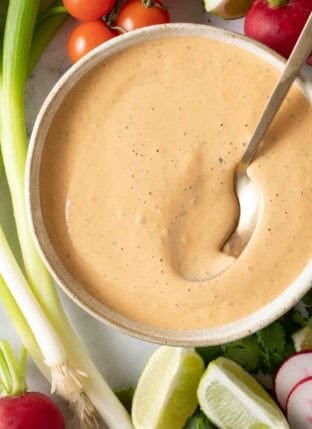 Homemade Chipotle Sauce in a bowl.