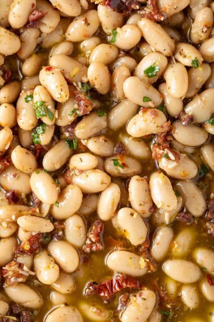 Marinated Beans Marinated Beans in a bowl.